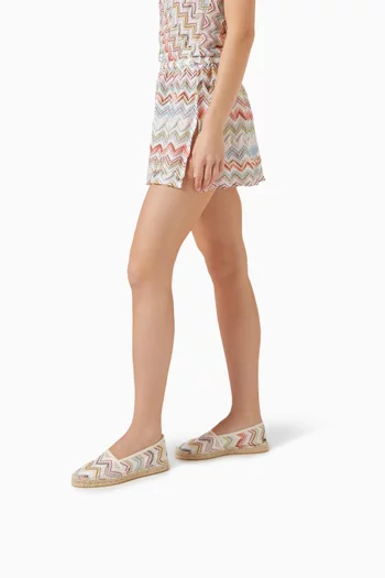 Elle Raschel Wave Espadrilles in Jute