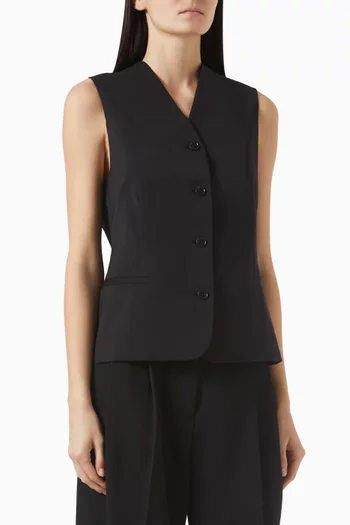 Tailored Wool Waistcoat