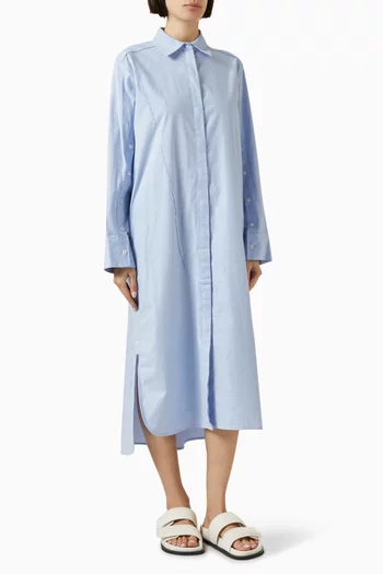 Asymmetric Deconstructed Shirt Dress