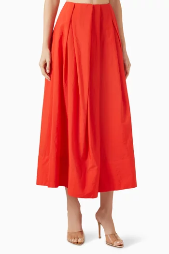 Voluminous Pleated Culottes