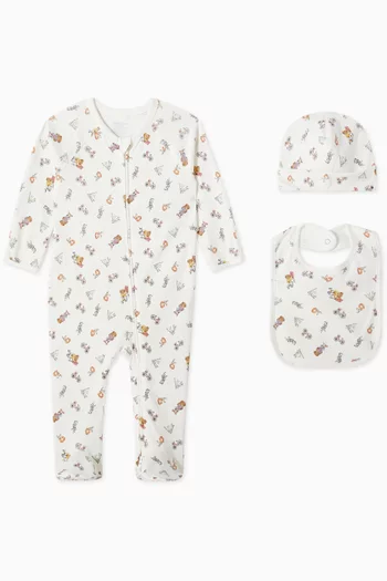 Polo Bear 3-Piece Gift Set in Cotton
