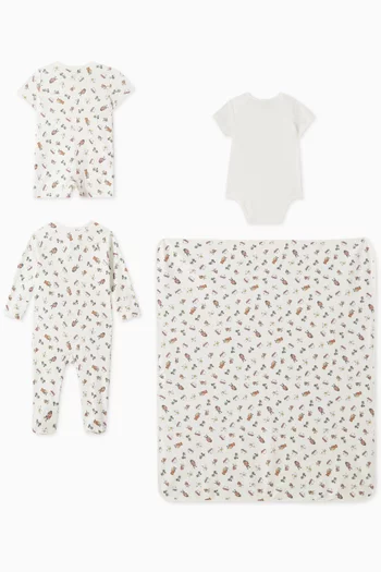 Polo Bear 5-Piece Gift Set in Cotton