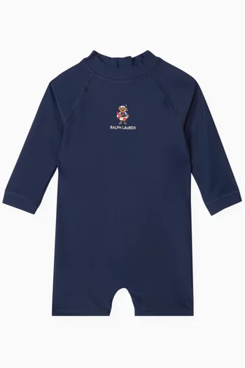 Embroidered Bear Sun-protection Suit