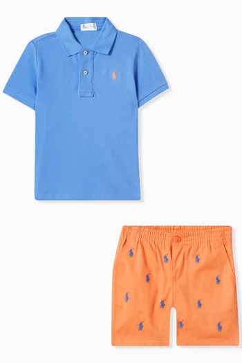Polo Bear T-shirt and Shorts Set