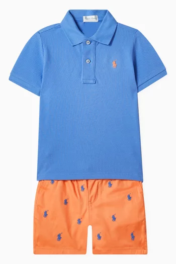 Polo Bear T-shirt and Shorts Set