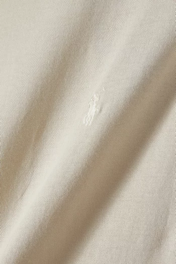 Polo Emblem Logo T-shirt in Cotton