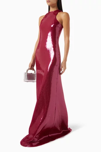 Sequin-embellished Gown
