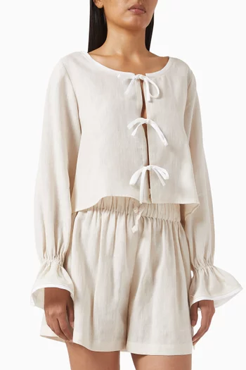 Loraine Bow Top