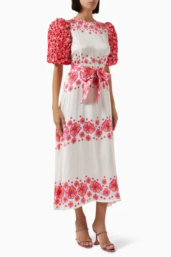 Natura Floral Midi Dress