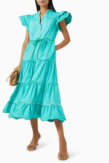 Baba Cay Midi Dress in Cotton