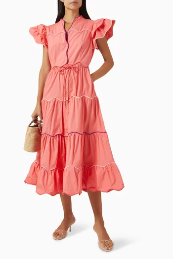 Baba Cay Midi Dress in Cotton