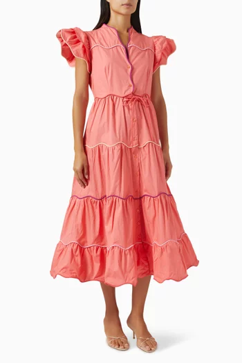 Baba Cay Midi Dress in Cotton