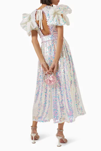 Nevis Sequin-embellished Maxi Dress