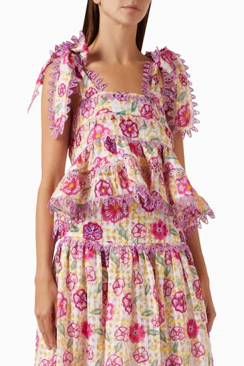 Alisa Ruffled Top