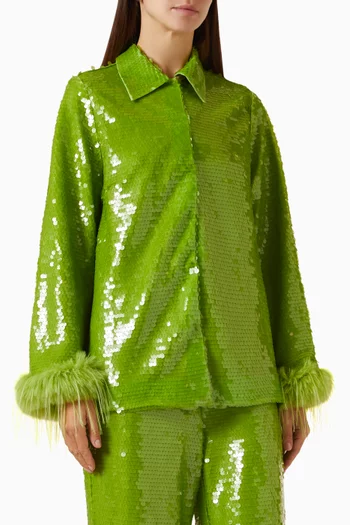 Oasis Sequin-embellished Shirt