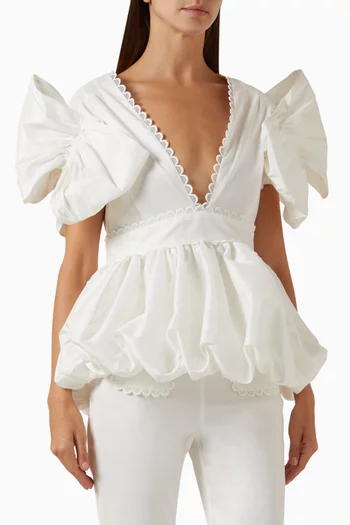 Willem Peplum Top