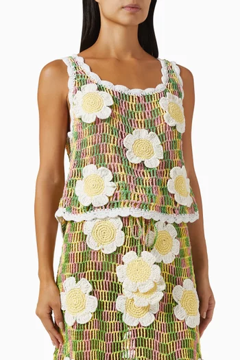 Margarita Top in Crochet