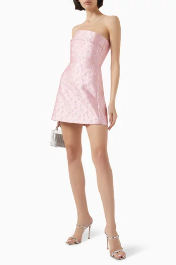 Jodie Mini Dress in Jacquard