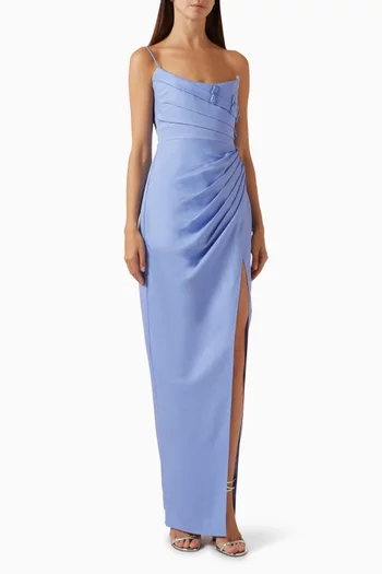 Bethanie Maxi Dress in Crepe