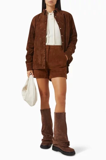 Lace-up Sweater in Cashmere