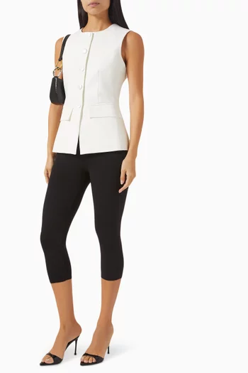 Capri Knit Pants in Viscose Blend