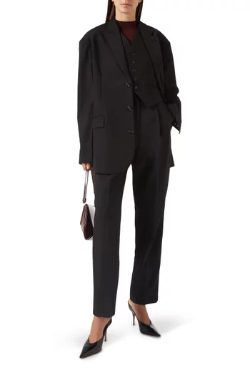 Bea Straight-leg Suit Pants
