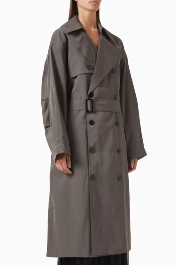 Oversized Mavis Water-repellent Trench in Lyocell