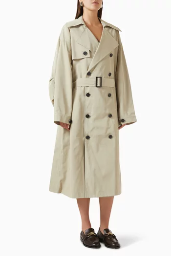 Oversized Mavis Trench Coat in Lyocell