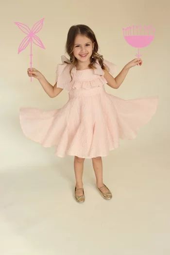 Ruffle Flared Dress