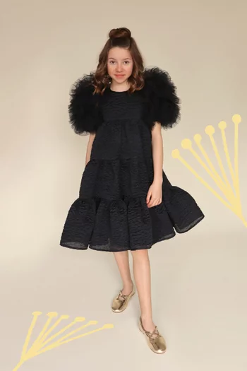 Crushed & Tulle Dress