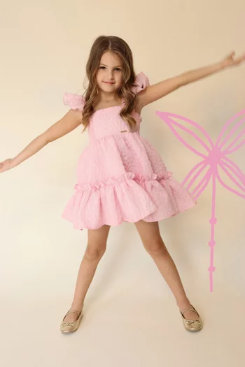 Flutter Crushed Dress