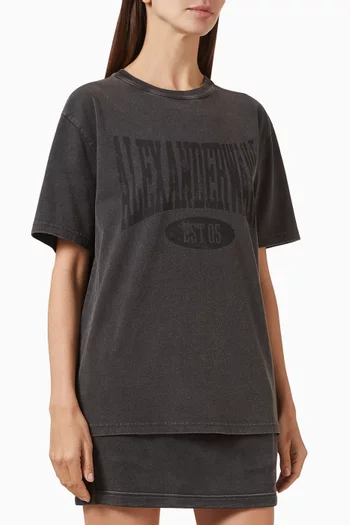 Logo T-shirt in Cotton Jersey