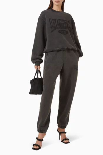 Logo Sweatpants in Cotton Terry