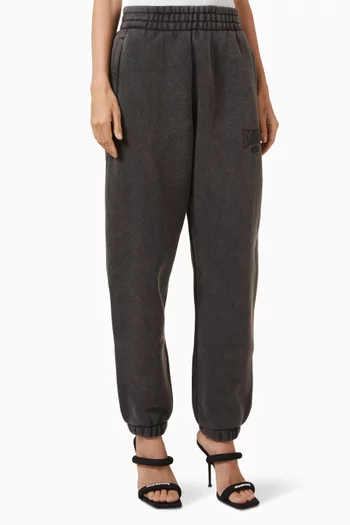 Logo Sweatpants in Cotton Terry