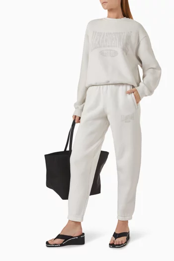 Logo Sweatpants in Cotton Terry
