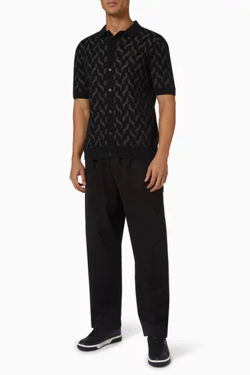Pointelle Shirt in Cotton