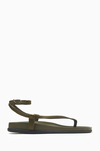 Saloni Sandals in Leather