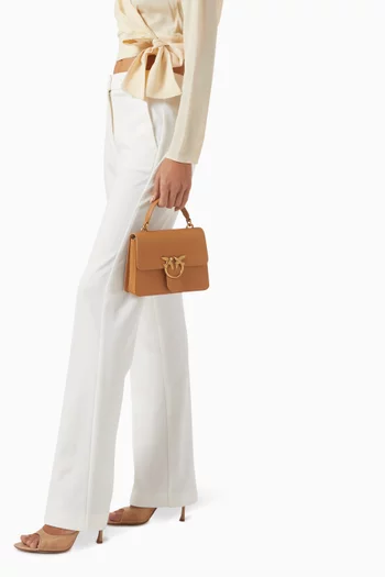 Mini Love One Top-handle Bag in Leather