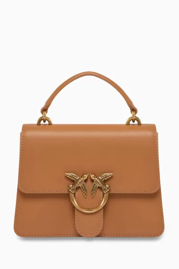 Mini Love One Top-handle Bag in Leather