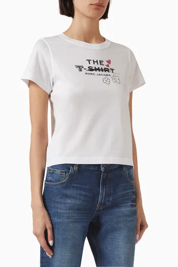 Doodle Slim T-shirt in Cotton
