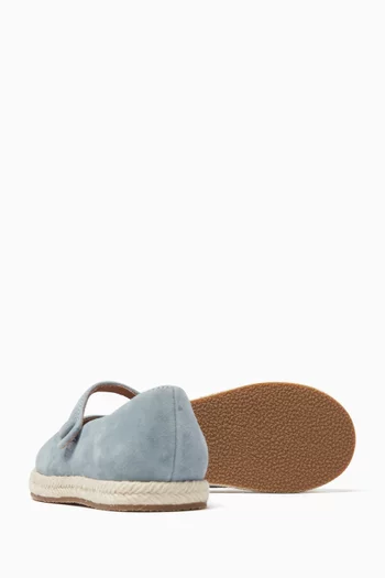 Hailey Mary Jane Shoes in Suede
