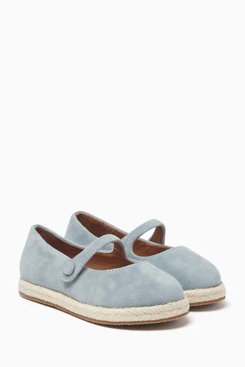Hailey Mary Jane Shoes in Suede