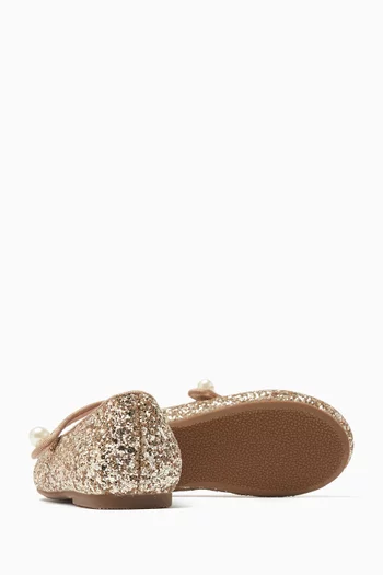 Elin Glitter Ballet Flats