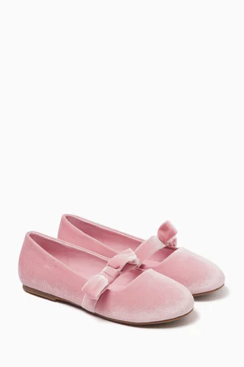 Mia Ballerinas in Velvet