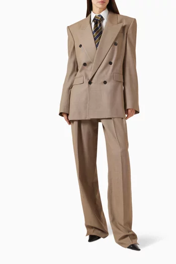 Double-breasted Jacket in Wool