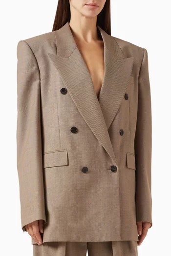 Double-breasted Jacket in Wool