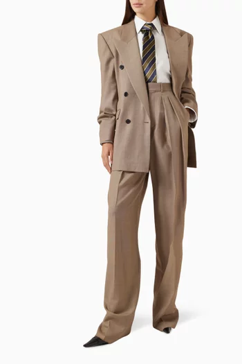 Wide-leg Pants in Wool
