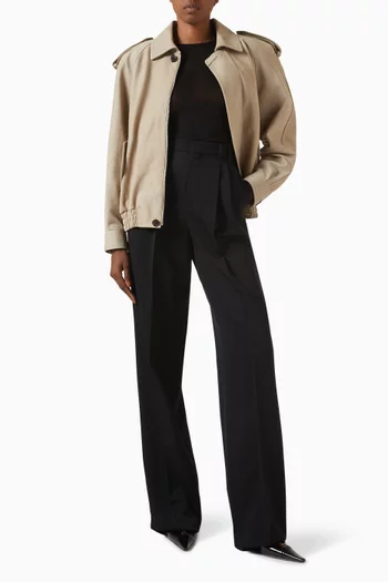 Bomber Jacket in Nubuck