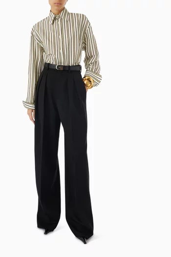 Cassandre Striped Shirt in Cotton-poplin