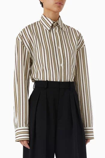 Cassandre Striped Shirt in Cotton-poplin